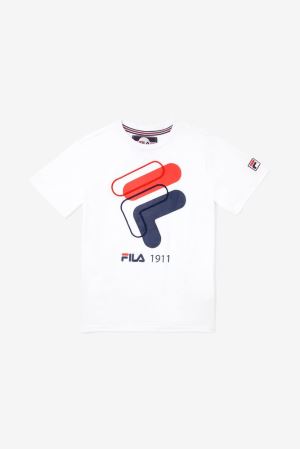 Fila white store tee